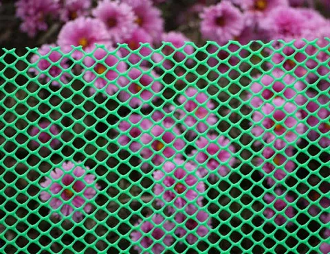 Садова декоративная пластикова сетка рабица